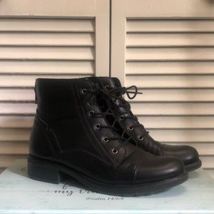 Black Madden Girl Combat Boots
